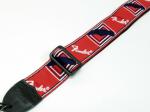 Fender フェンダー Monogrammed  Strap Red/White/Blue 【モノグラム ギター・ベース  ストラップ 】
