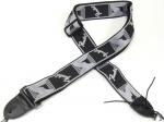 Fender フェンダー Monogrammed  Strap Black/Light Grey/Dark Grey【モノグラム ギター・ベース  ストラップ 】