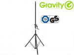 Gravity ( グラビティー ) GSP4722B (1本)  ◆ ハンドクランク付 スピーカースタンド  Wind Up Speaker Stand