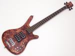 Warwick ワーウィック Custom Shop Corvette $$ 4st Birds Eye Poplar Top / Red Stone Bleached