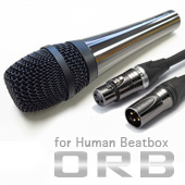 ORB ( オーブ ) CF-3 W MC FHB 3m ◆ ダイナミックマイク for ヒューマンビートボックス ケーブル3ｍ付属