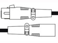 CANARE ( カナレ ) EC005 黒  ◆ 音声 マイクケーブル ・50cm  XLR3(メス)・XLR3(オス)