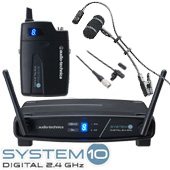 audio-technica ( オーディオテクニカ ) ATW-1101/L と PRO35XcW 管楽器向けマイク、ラベリアマイク付属 ワイヤレスセット