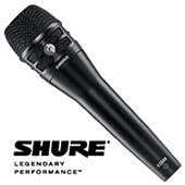 SHURE シュア KSM8/B (ブラック)  ◆ ダイナミックマイク カーディオイド 