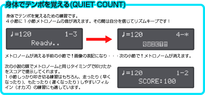 QUIET COUNT