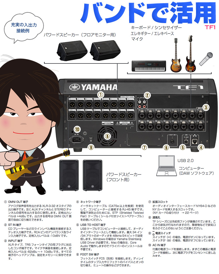 【ほぼ未使用】YAMAHA アナログミキサー MX12/4 取扱説明書種類ミキサー