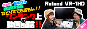  動画配信 AV ストリーミング ミキサー ROLAND VR-1HD 	